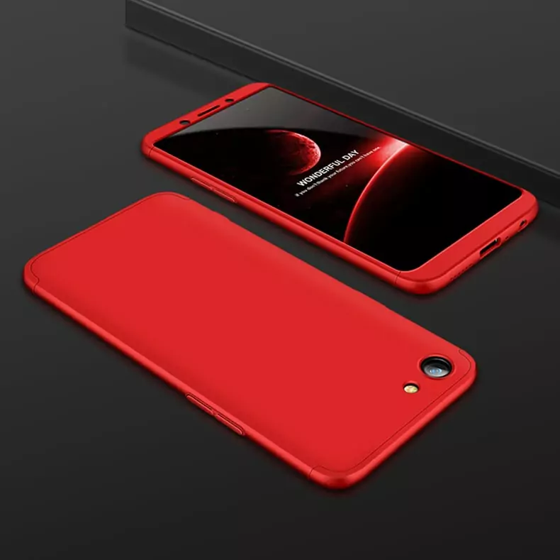 360 Degree Full Protection Hard Case For OPPO A83 Back Cover shockproof case For OPPO A83 1 min