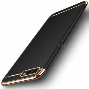 3in1 Hard Case Electroplating OPPO A3S Black