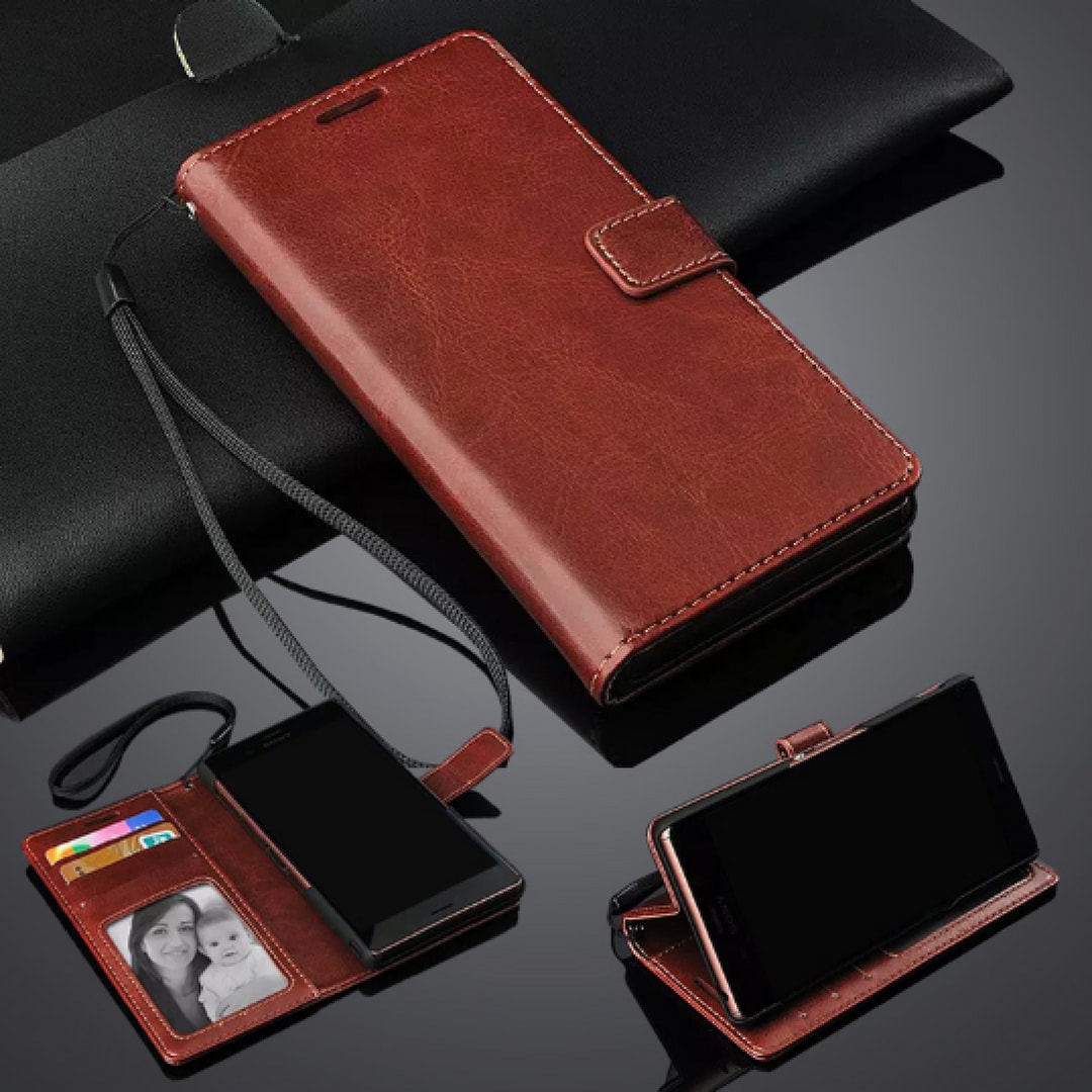 Jual Flip Cover Wallet Leather Case Vivo Y53 - Toko Sumber Rezeki