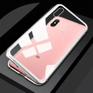 CHYI Built in Magnetic Case for xiaomi redmi note 6 pro Tempered Glass Magnet Adsorption Case 0 min 1