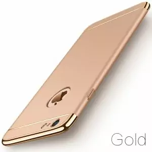 Luxury Gold Hard Case For iphone 7 6 6S 5 5S SE Back Cover Coverage Removable 3 min