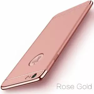 Luxury Gold Hard Case For iphone 7 6 6S 5 5S SE Back Cover Coverage Removable 4 min