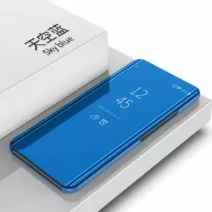 Xiaomi Redmi 6a Clear View Standing Cover Case Blue
