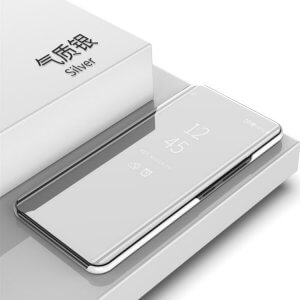 Xiaomi Redmi 6a Clear View Standing Cover Case Silver
