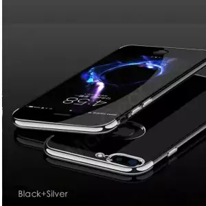 Electroplate iPhone 7 Plus Black Silver