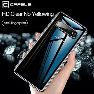 Cafele Plating Transparent Case for Samsung Galaxy S10 Plus S10e Cover Soft TPU Thin Silicon Case 1 min
