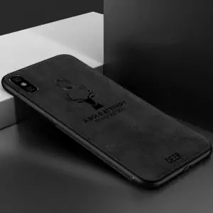 Deer Cloth Case Original Xiaomi Redmi Note 5 Note 5 Pro Black