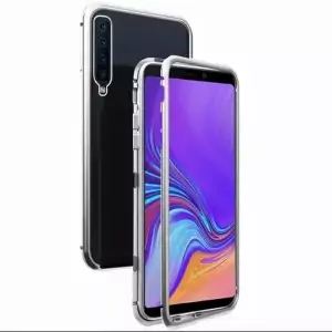 magnetic 2 in 1 samsung a9 2018 Silver
