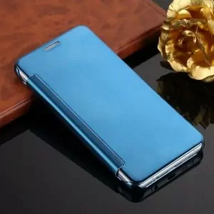 Flip Mirror Case Samsung A3 2016 Sky Blue min
