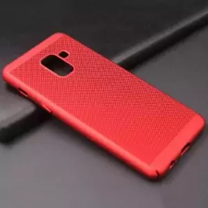 Ultra Slim Phone Hard Case Cool Back Samsung A8 A8 Plus Red