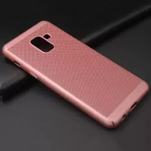 Ultra Slim Phone Hard Case Cool Back Samsung A8 A8 Plus Rose Gold