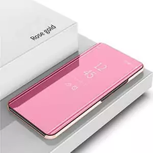 Xiaomi Redmi Note 6 Pro Clear View Standing Cover Case Rose Gold