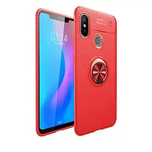 Xiaomi Redmi Note 6 Pro Invisible Iring TPU Soft Case Red