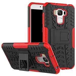 Asus ZenFone 3 Max Soft Case Casing Cover Rugged Armor Red