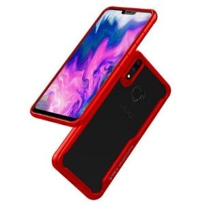 Case IPAKY Hybrid HD Acrylic Vivo V9 Red min