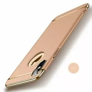 Electroplated Armor Case For iPhone X 10 360 Degree Full Protect 3 IN 1 Phone Cover 2