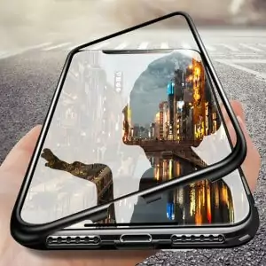 Magnetic Adsorption Metal Case For iPhone X XS Max Case Magnet Magnetic Phone Case For iPhone 0