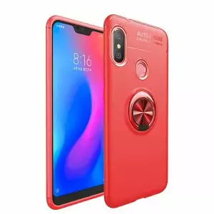 Xiaomi Mi A2 Lite Soft Case TPU With Ring Red