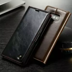 0 Flip book case For Samusng Galaxy S 8 9 Plus S 4 5 6 7 edge