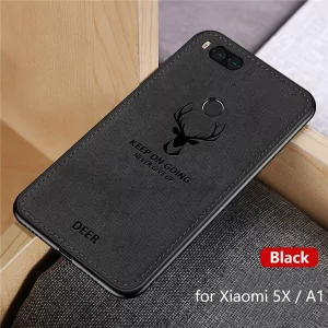 0 Hot Cloth Texture Deer 3D Soft TPU Magnetic Car Case For Xiaomi Mi 6 Mi6 Built