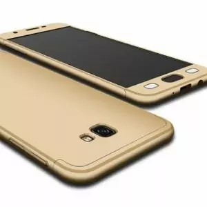 Case Armor Full Cover Matte Hard Case Samsung A3 2017 Gold min