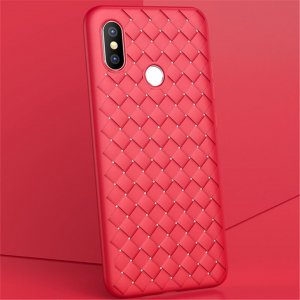 Case TPU Silicone Motif Tikar Xiaomi Mi A2 Lite Red