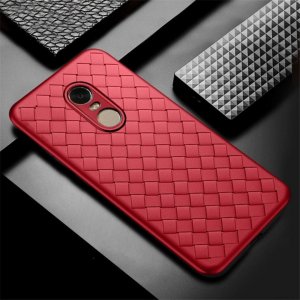 Case TPU Silicone Motif Tikar Xiaomi Redmi Note 44X Red
