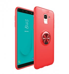Case iring invisible Samsung J6 2018 Red
