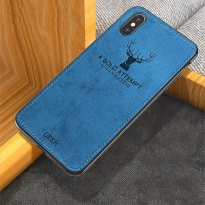 Deer Cloth Case Original Xiaomi Mi A2 Lite Blue