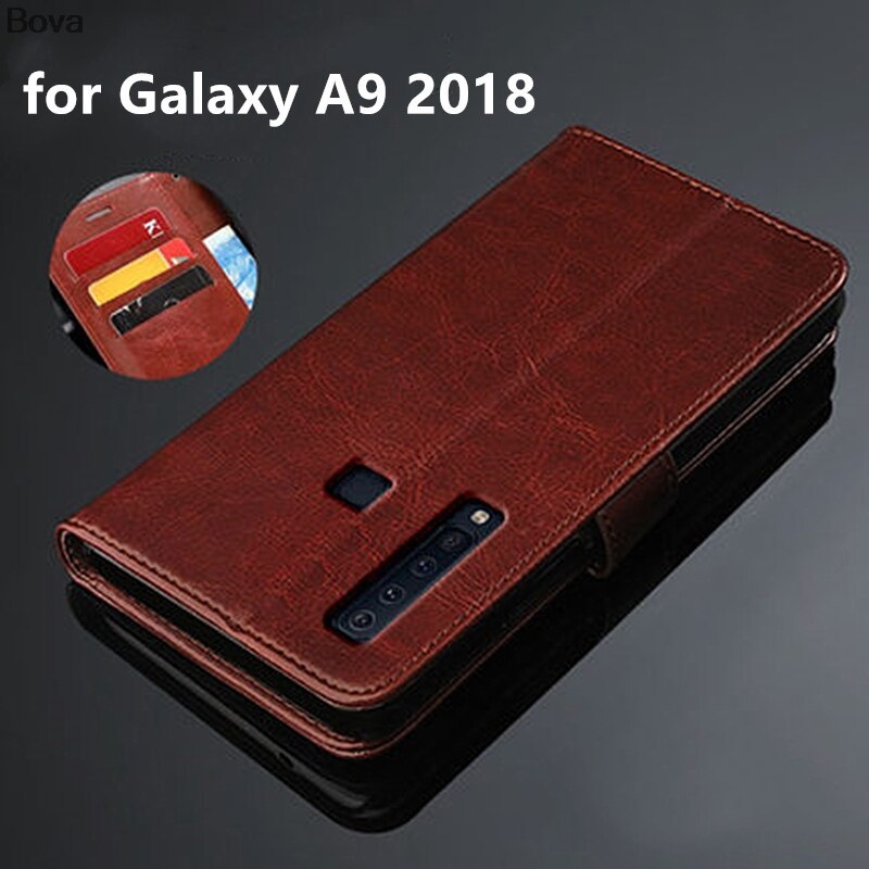  Samsung  Galaxy  A9 2021 Flip Wallet Leather Case Premium