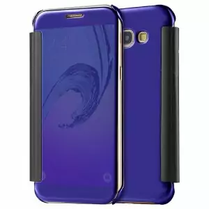 Flip Mirror Case Samsung A3 2017 Dark Blue min