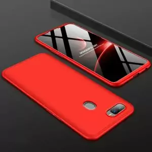 OPPO F7 Youth Armor 360 Full Cover Baby Skin Hard Case Merah compressor