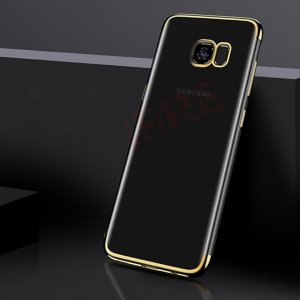 Samsung A7 2017 Case Luxury Plating Soft Silicone Gold