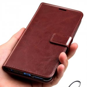 Samsung A8 A8 Plus Flip Wallet Leather Cover Case 1
