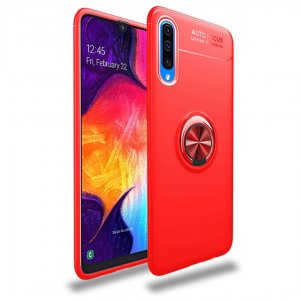 Samsung Galaxy A10 Soft Case TPU With Ring Red