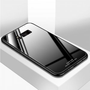 Samsung Galaxy S7 Flat TPU Tempered Glass Soft Case Black