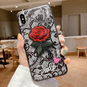 Smile Case With Relief Flower OPPO A37 4