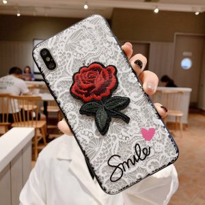 Smile Case With Relief Flower OPPO A37 5