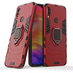 TAOYUNXI Cases For Xiaomi redmi note 7 Covers For Xiaomi Mi Play Case FingerRing Hard Bags 1 min