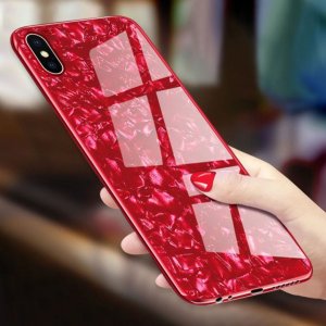 Tempered Glass Shell TPU Soft Case iPhone XS Max