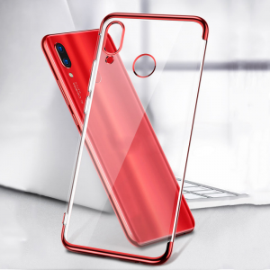 Xiaomi Mi A2 Lite Case Luxury Plating Soft Silicone Red