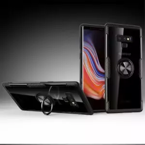 0 Toraise Case For Samsung Galaxy Note 9 Case Ring Stand Magnet Transparent Back Cover For Samsung