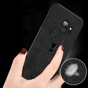 Luxury Deer Pattern Cloth Phone Case For Samsung Galaxy S8 S9 S10 Plus M20 M10 S10E 4