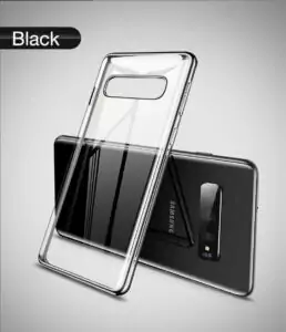 0 Cafele Plating Transparent Phone Case for Samsung for Galaxy S10 Plus S10 Lite Cover Soft TPU
