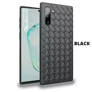 0 for Samsung Note 10 Case Cooling Design Woven Pattern Ultra thin TPU Soft Back Cover Galaxy min