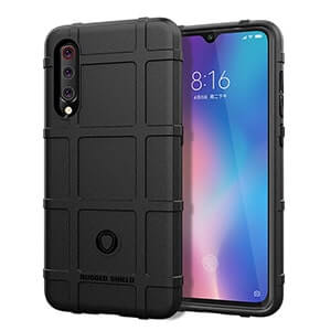 1 For Xiaomi Mi 9 Case Soft Silicone rugged shield shockproof Armor Protective Back Cover case for 1 min