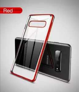 2 Cafele Plating Transparent Phone Case for Samsung for Galaxy S10 Plus S10 Lite Cover Soft TPU