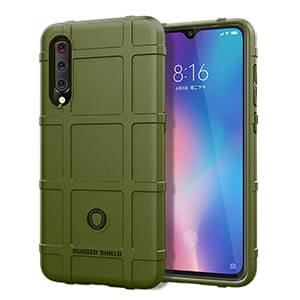 4 For Xiaomi Mi 9 Case Soft Silicone rugged shield shockproof Armor Protective Back Cover case for min