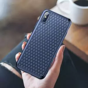 1 Baseus Super Thin Weaving Case for iPhone X XR Xs Max Phone Acessories Breathes Heat Dissipation 1