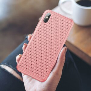 2 Baseus Super Thin Weaving Case for iPhone X XR Xs Max Phone Acessories Breathes Heat Dissipation 1